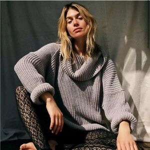 FREE PEOPLE x REVOLVE Leo Chunky Knit Sweater